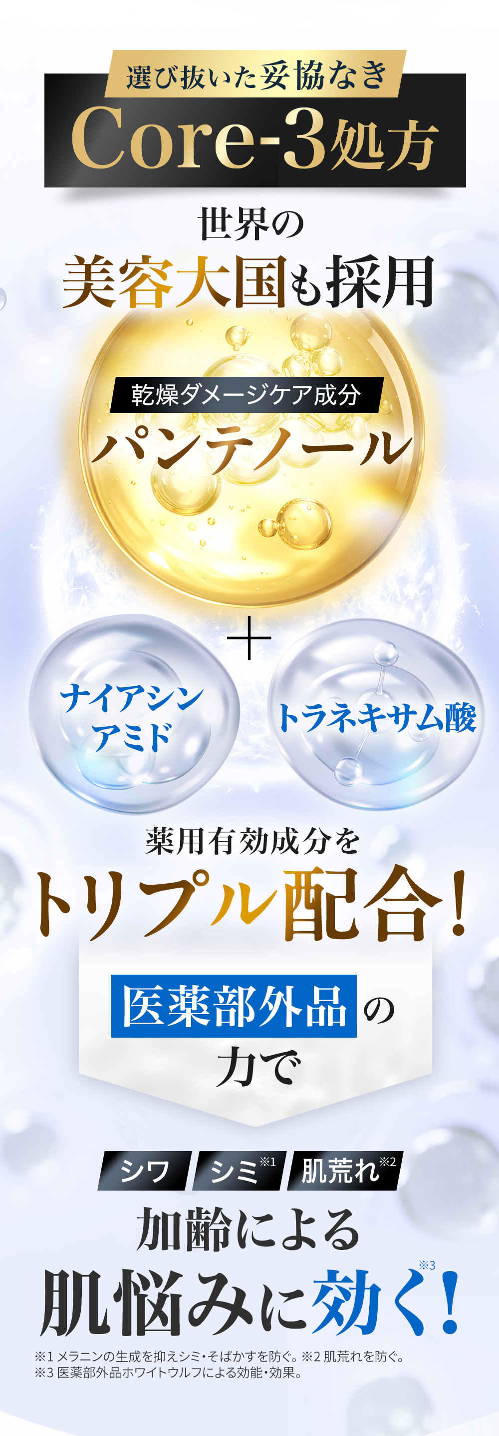 選び抜いた妥協なきcre-3処方