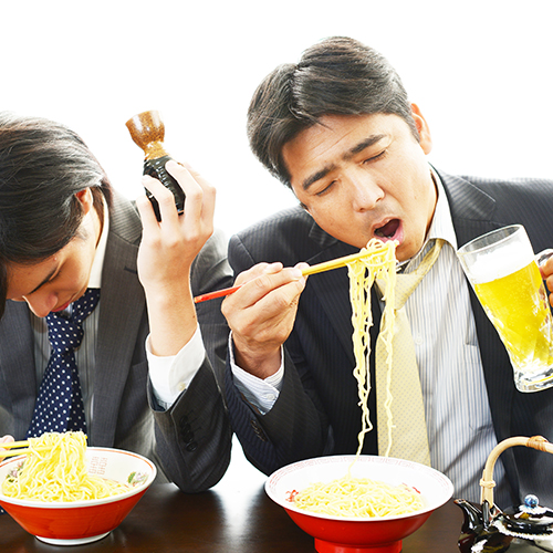 締めのラーメン