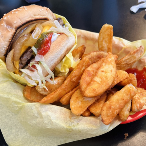 ハンバーガーなどのファストフード