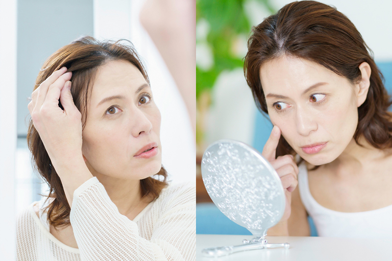 >見た目にも現れやすい変化